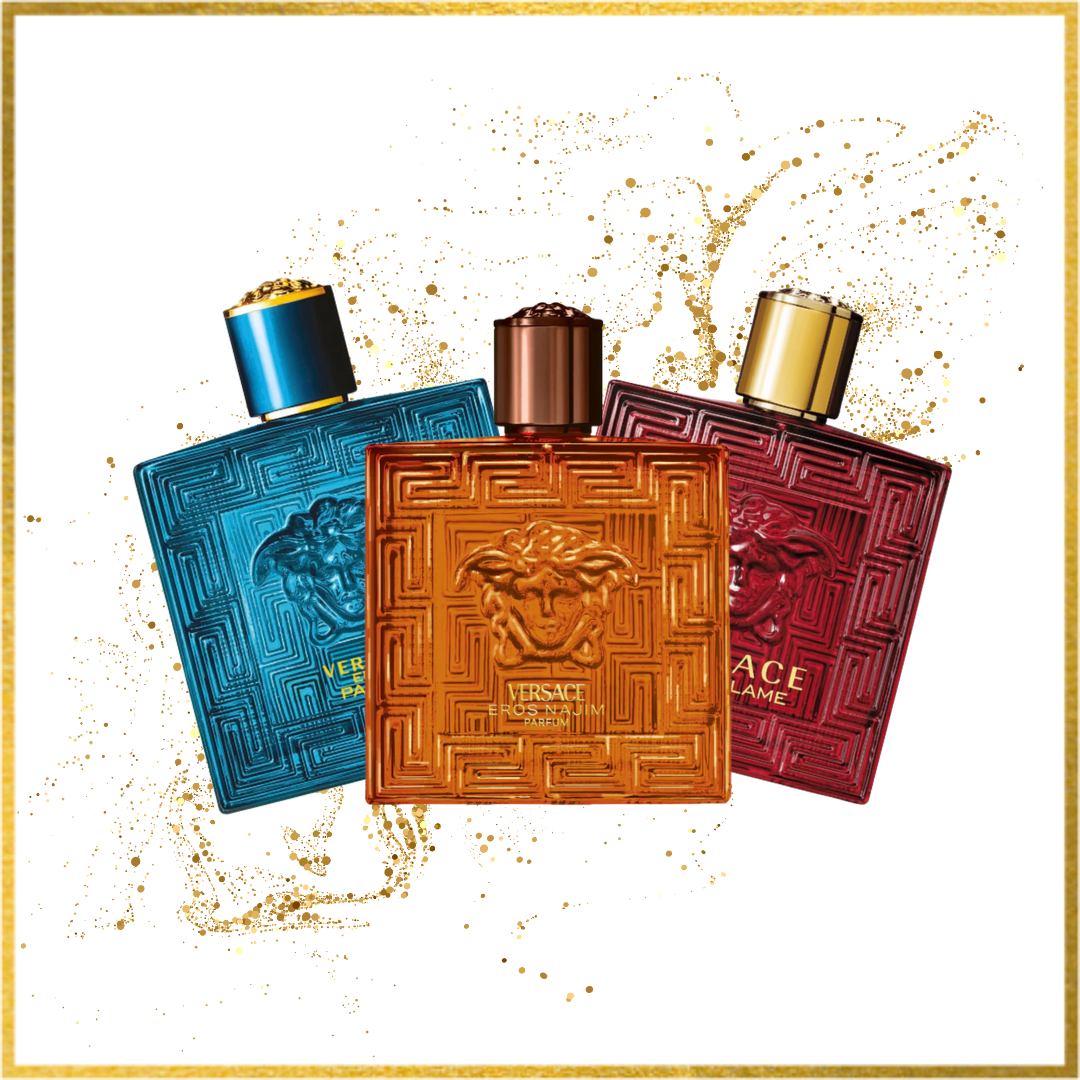 Versace Eros Winter Discovery Set | Parfum, Flame & Najim Samples