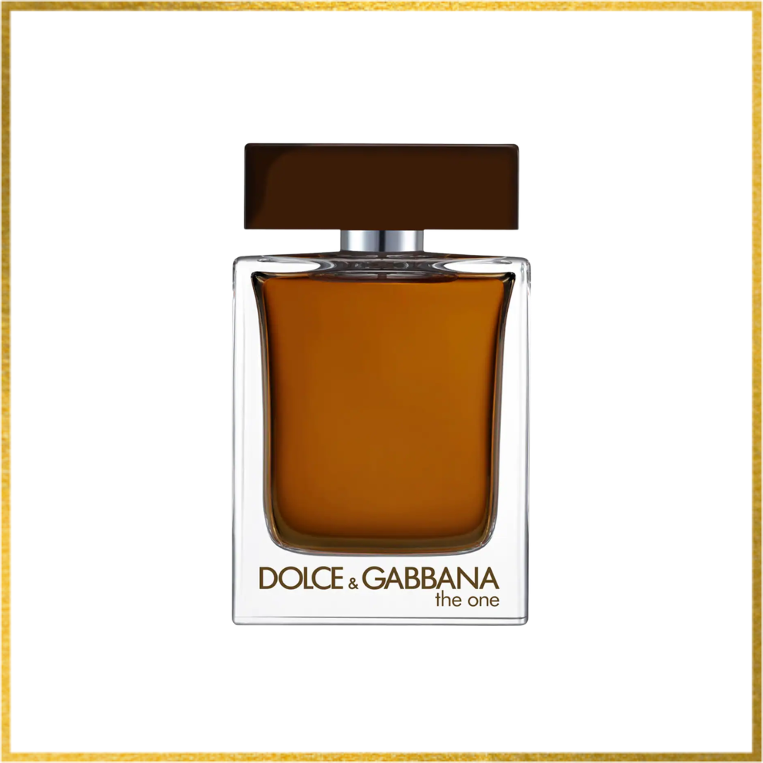 Dolce & Gabbana The One EDP reformulated perfume bottle on a white background